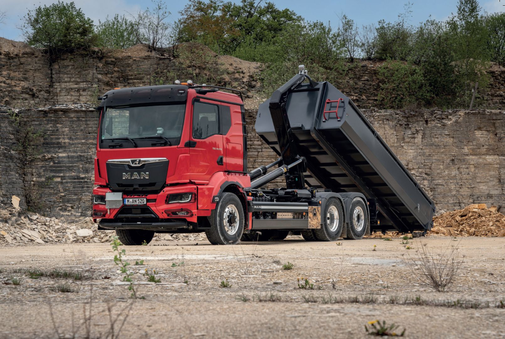 MAN rot LKW